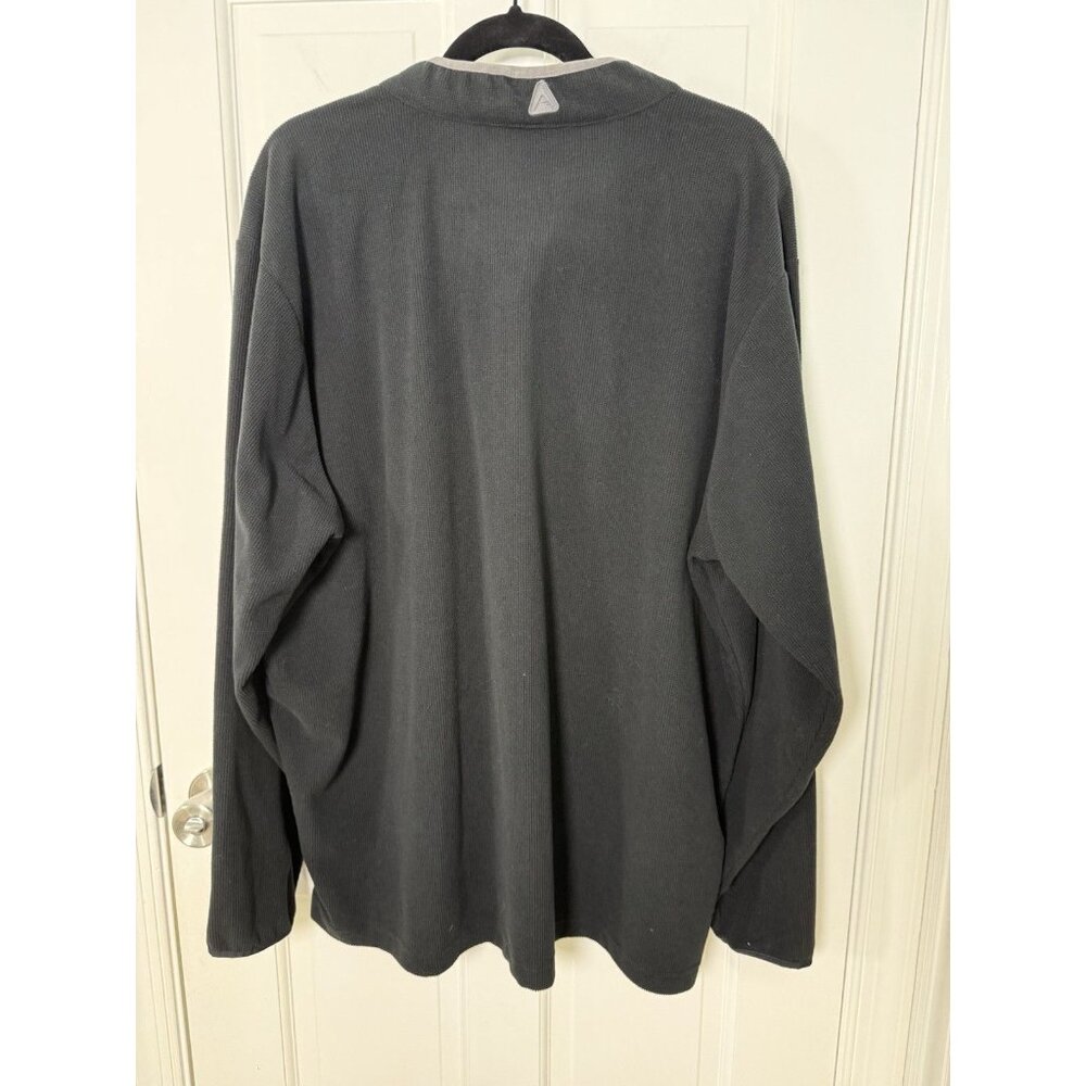 Antigua Men’s NHL Philadelphia Flyers Black 1/4 Zip Pullover Size XXL - Picture 2 of 8